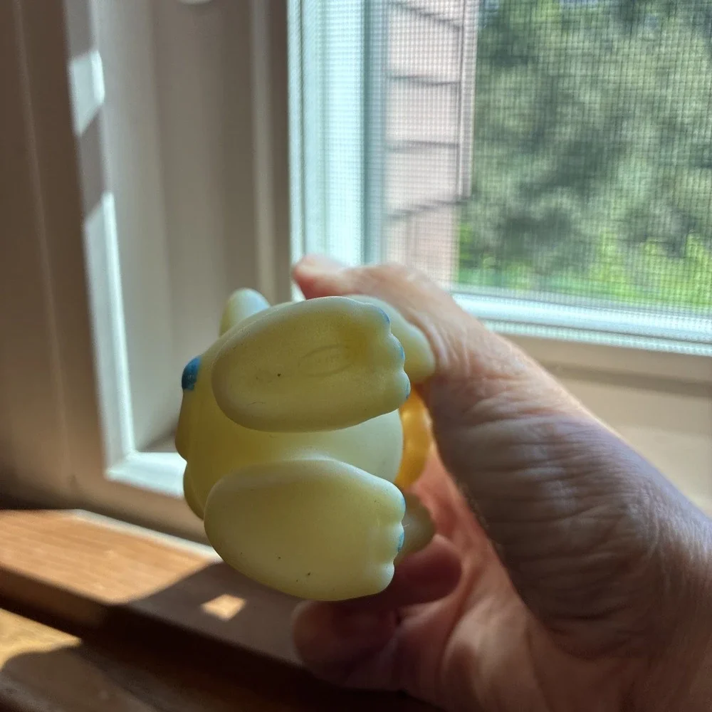 Vintage 1985 Soma Glow Pals Lion Bumblebee Figure Friend 80s Toy Glows Dark